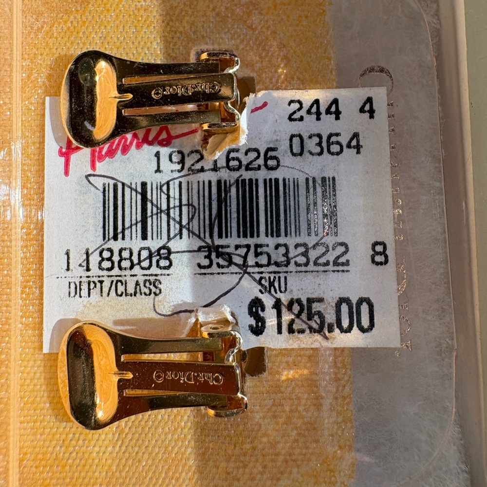Vtg Dior Earrings - Picture 4 of 7